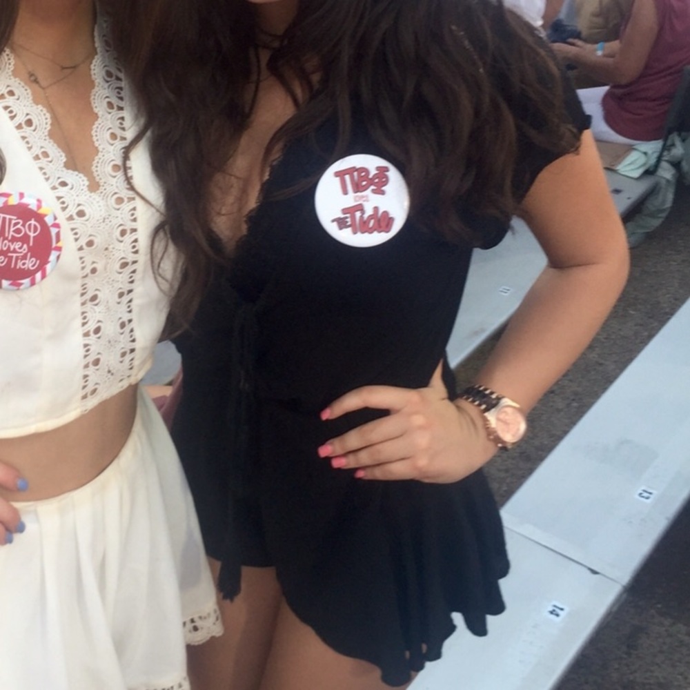 American Threads Black Romper